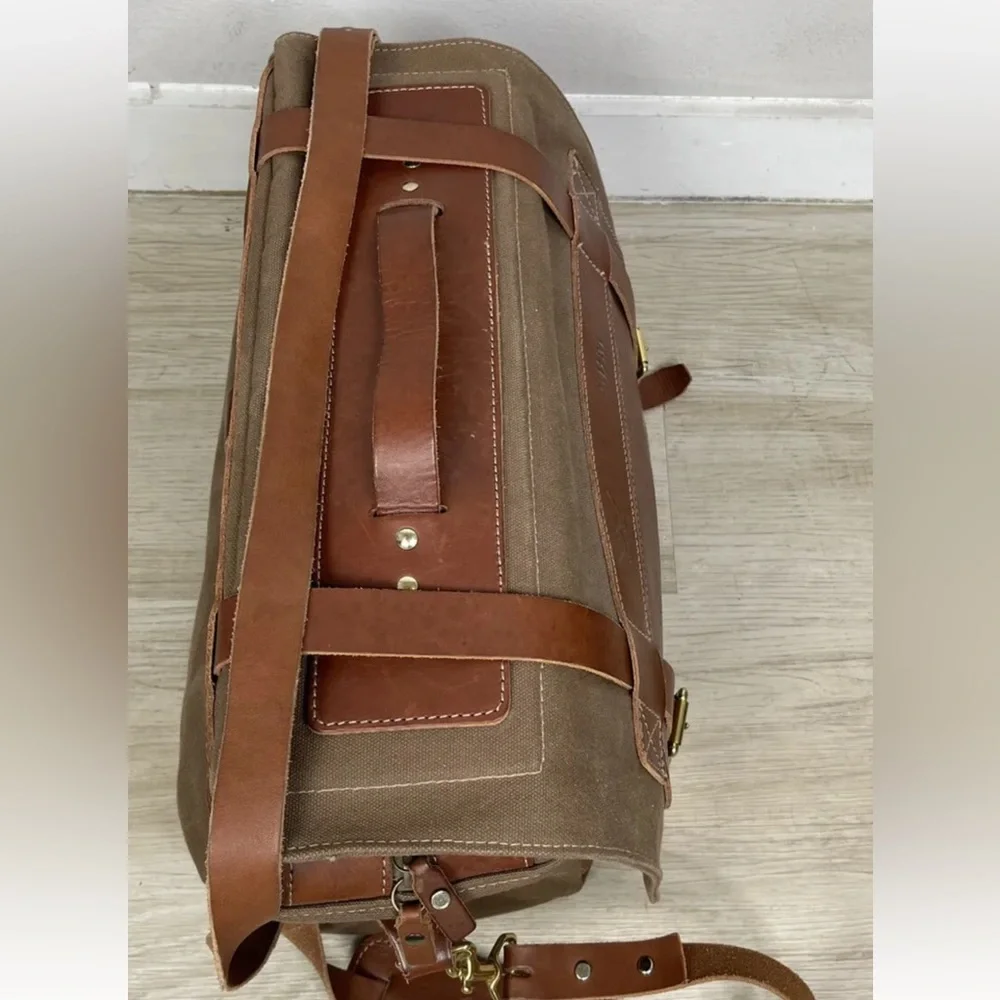 White Wing Business/ Travel Duffel waxed Bag.